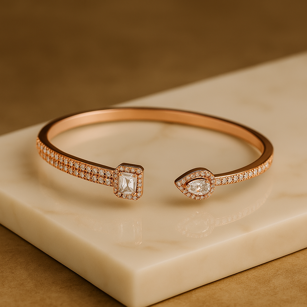 Bracelet Cubique Dorée