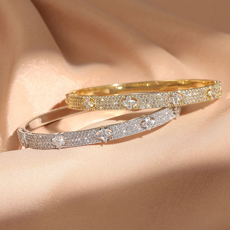 Bracelet Trèfle Brillant