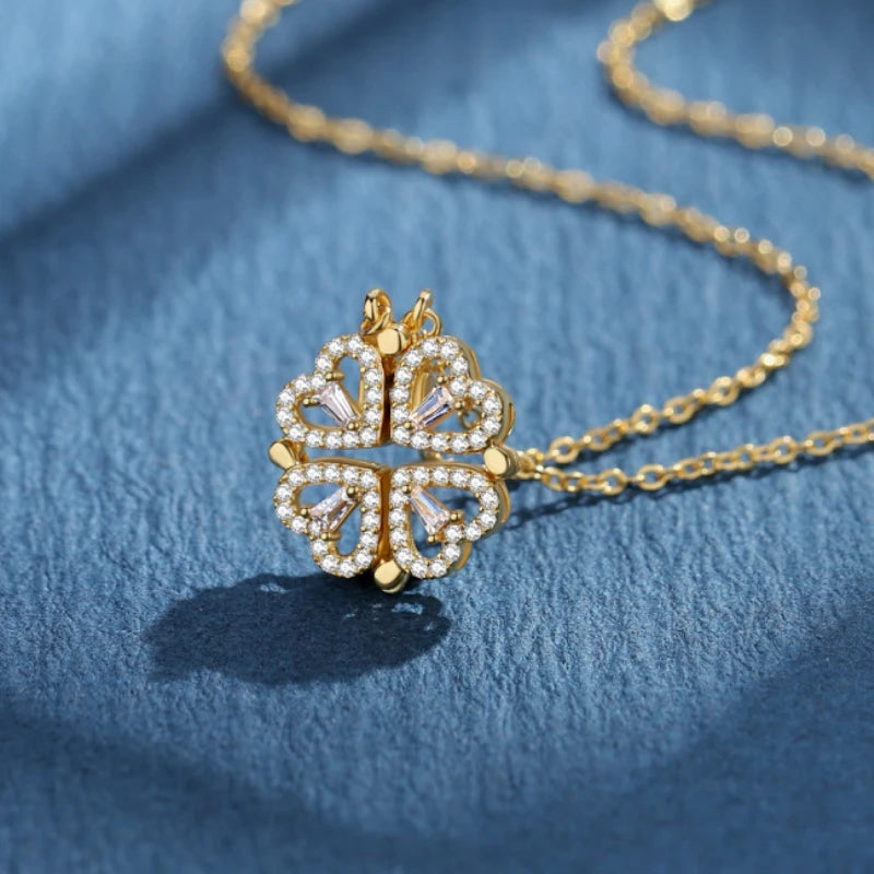 Collier à Trèfle Aimanté