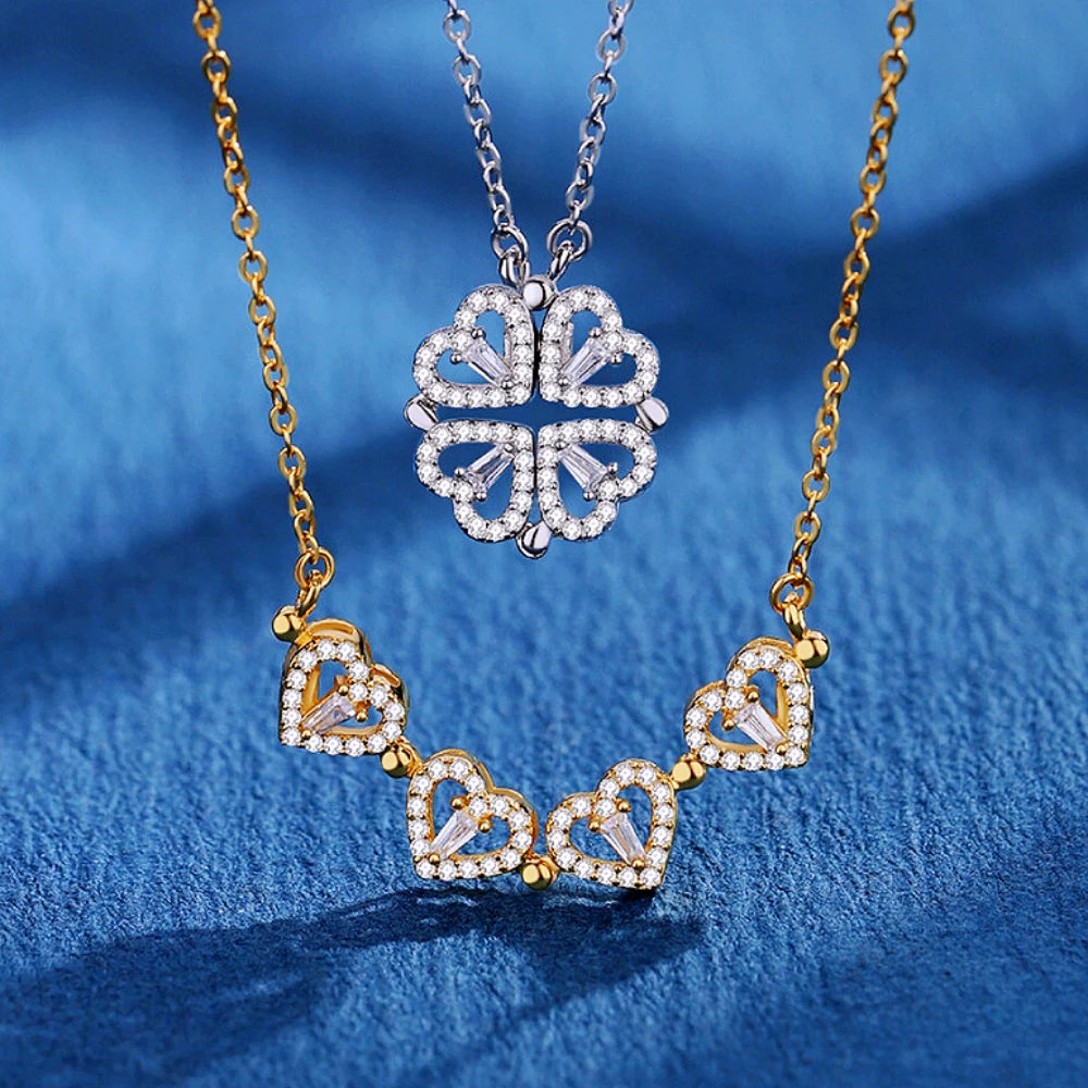 Collier à Trèfle Aimanté